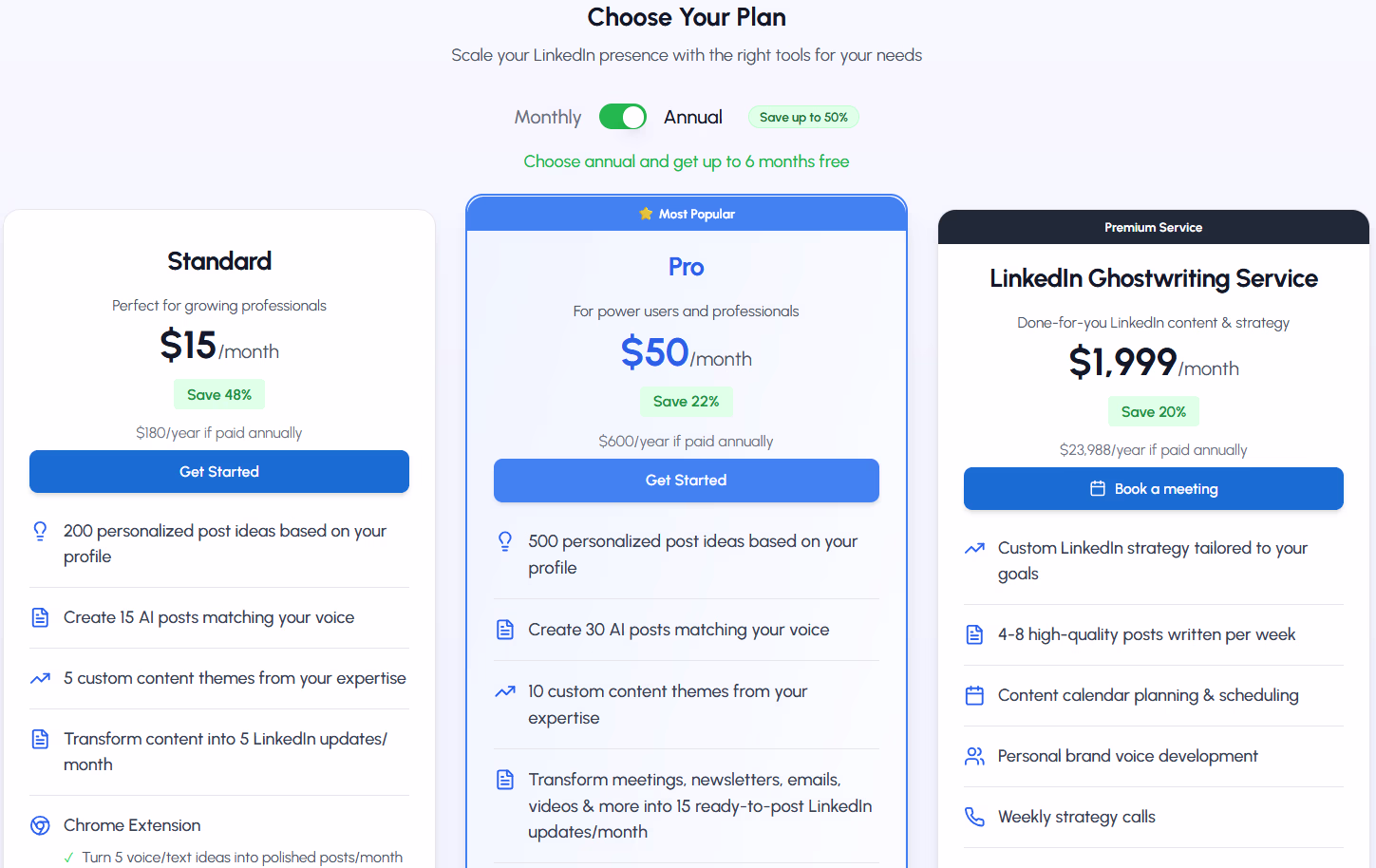 Subscription Plans