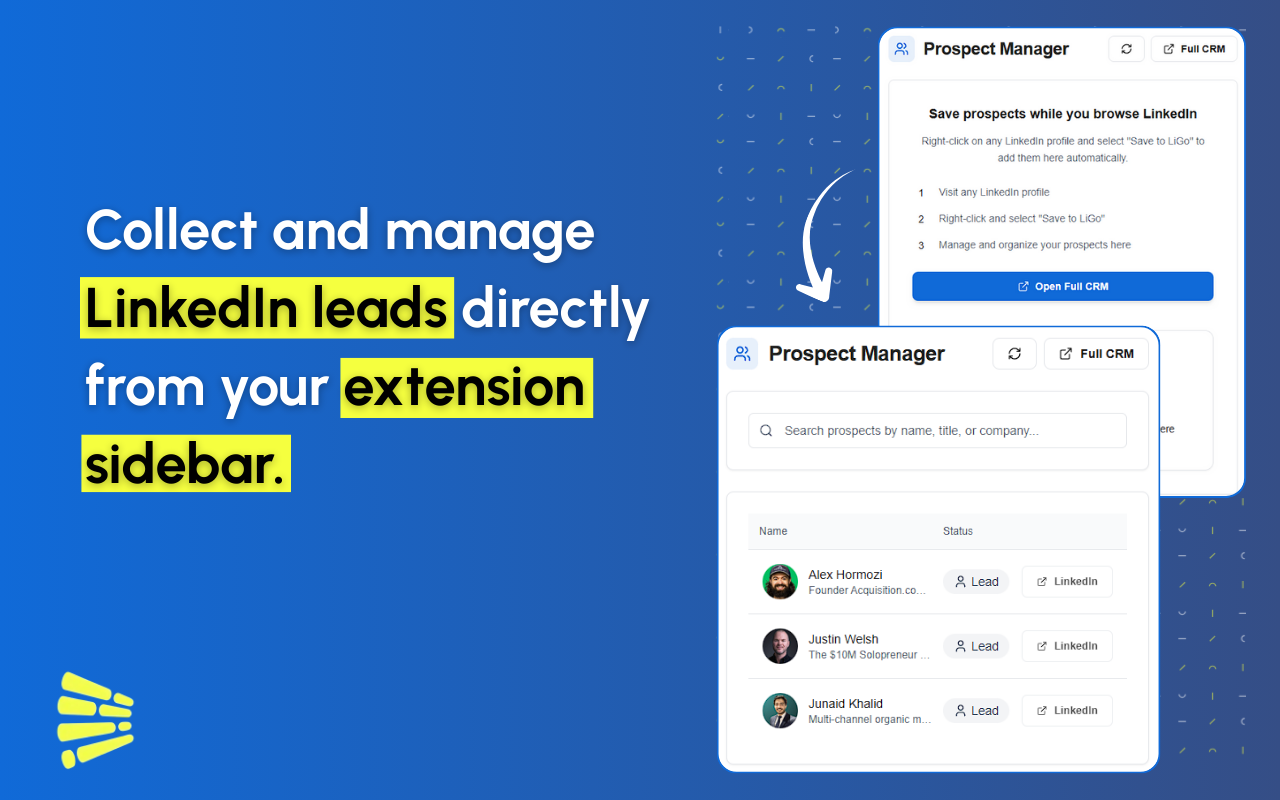LinkedIn Lead Management CRM