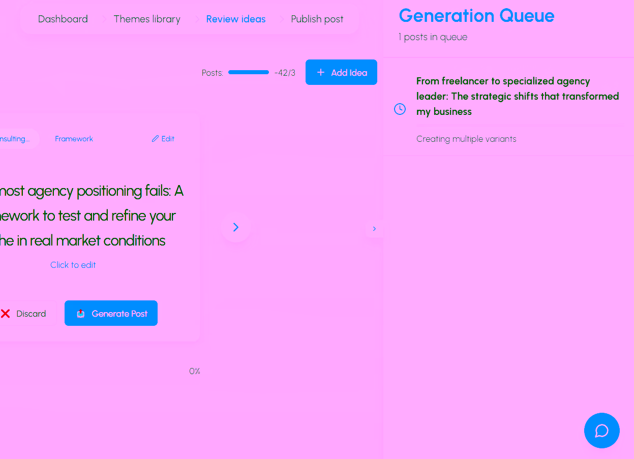 Generation Queue