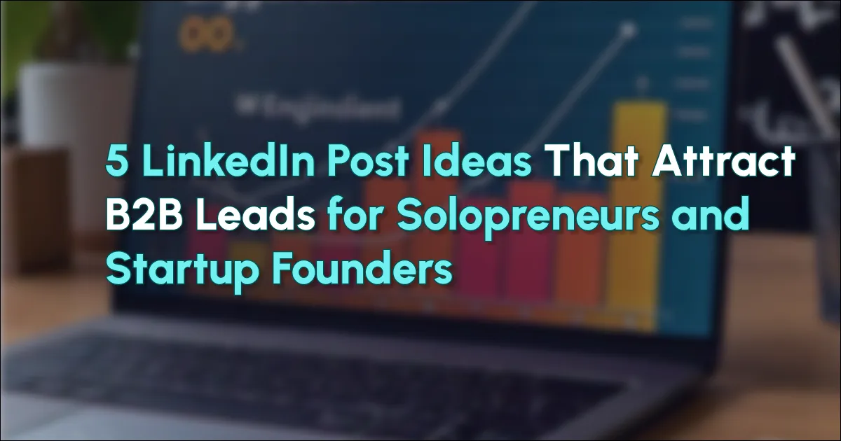 LinkedIn B2B lead generation statistics graph showing engagement rates