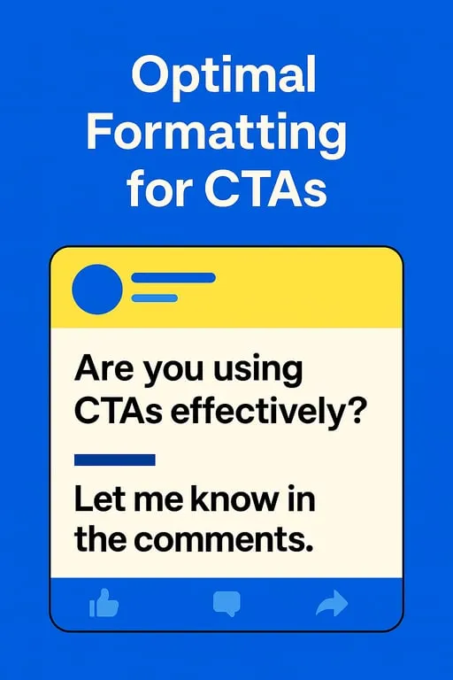 Optimal formatting for CTAs