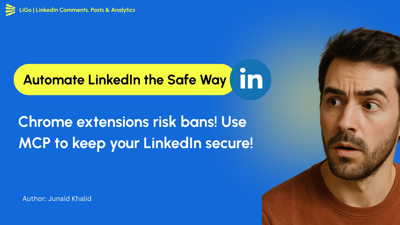 LinkedIn Automation Without Risk: Why MCP is the Future (Not Chrome Extensions)