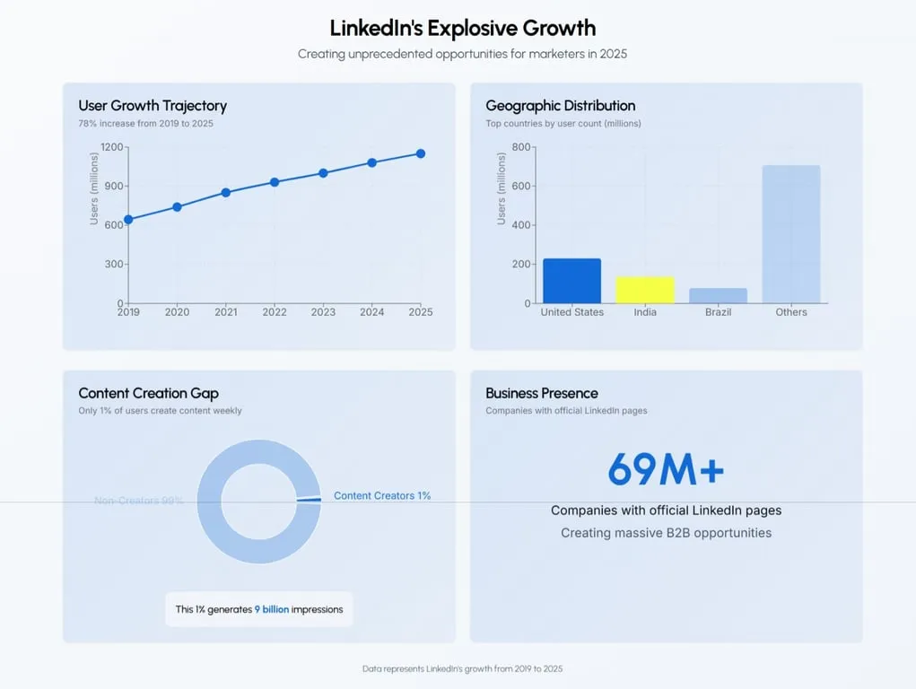 Linkedin Growth Statistics