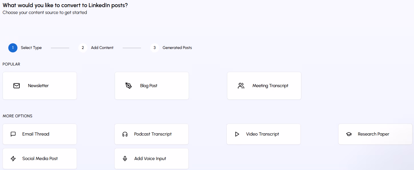 Add Your Own Idea Interface